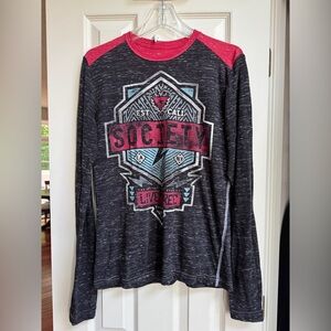 Society Red and Black Shirt